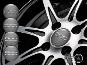 Fiat Abarth Pegatinas de Aro para Autos Emblemas de Alta Calidad